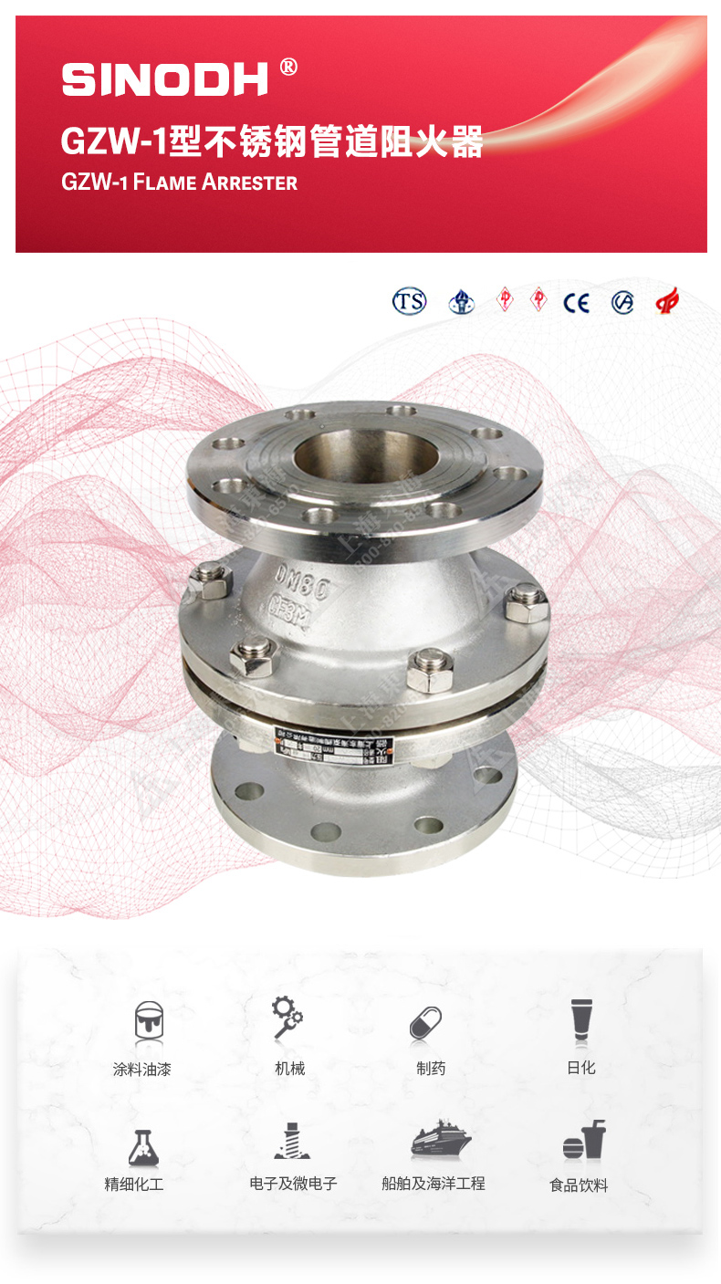 GZW-1不锈钢管道阻火器_星空体育·（中国）官方网站图片.jpg